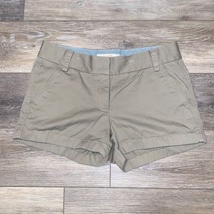 J.Crew Khaki Shorts 100% Cotton
